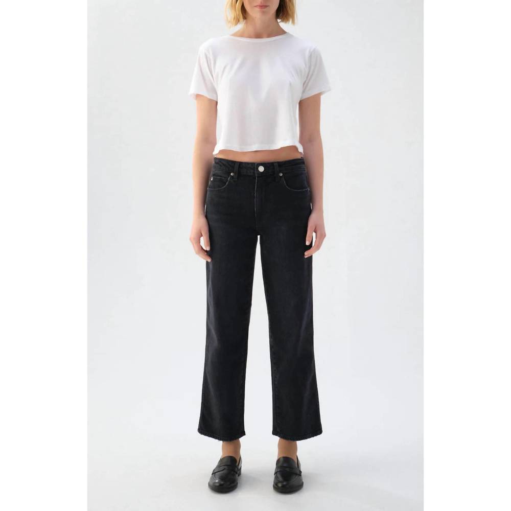 NWT AMO billie cropped wide straight leg jeans in so good 32